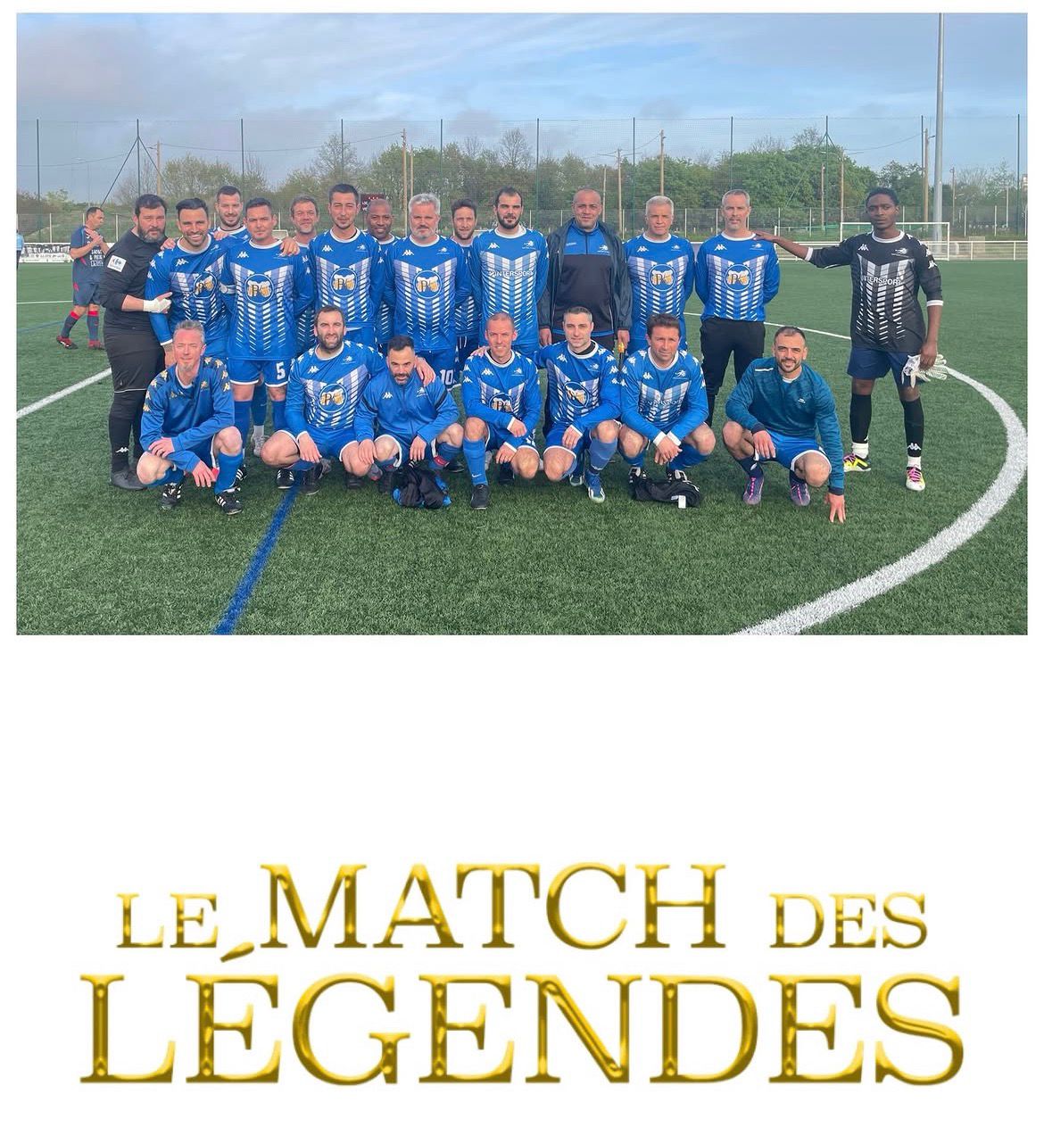 Match de legendes Saint-Marc Football au stade du Pre-Hembert